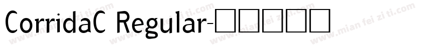 CorridaC Regular字体转换